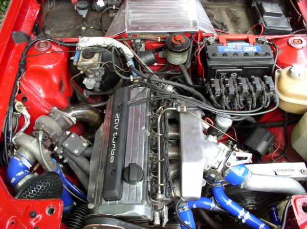 Engine bay - AAN IM and T34 turbo (390bhp)